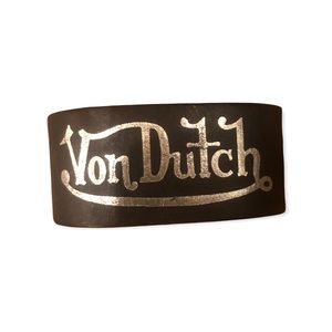 Von Dutch Leather Bracelet